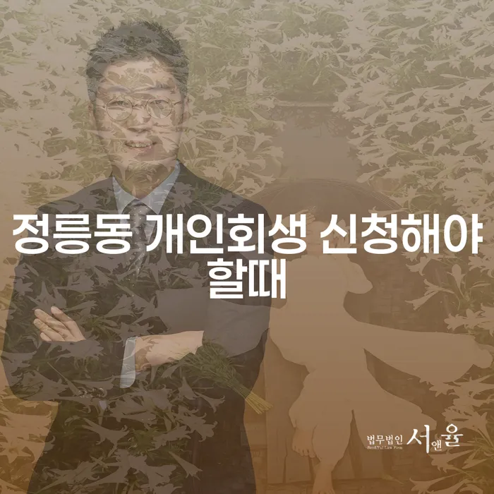 정릉동 개인회생 신청해야할때