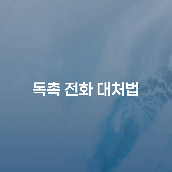 독촉 전화 대처법, 어떻게 하면 효과적으로 대처할 수 있을까요?