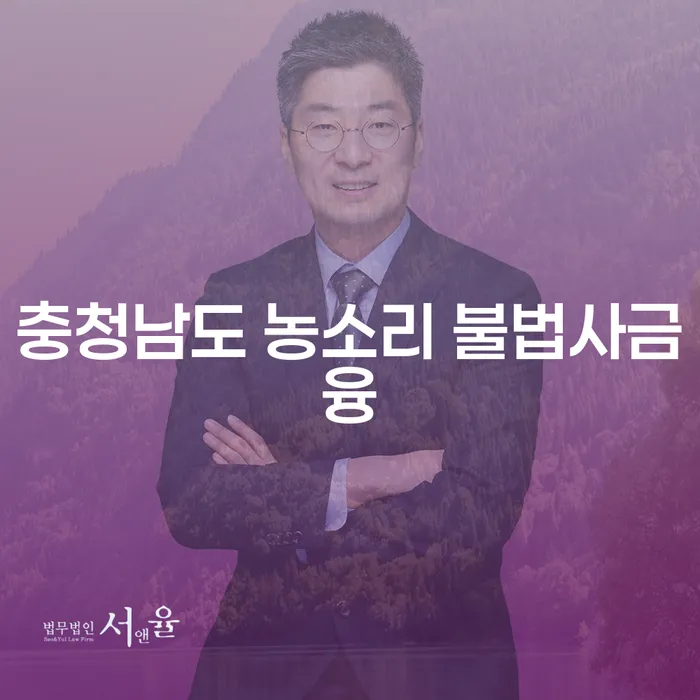 충청남도 농소리 불법사금융, 개인회생과 세금 문제 해결 방법은?